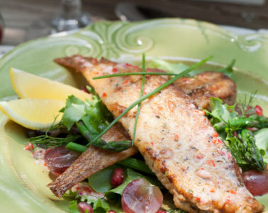 GRILLED SOLE WITH LEMON DRESSING