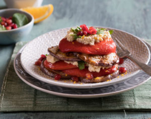 BRINJAL AND RICOTTA STACK