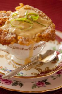GINGER PUDDING WITH BUTTERSCOTCH SAUCE