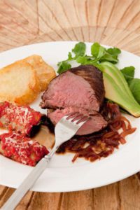 ELAND RUMP WITH EGGPLANT CANNELLONI