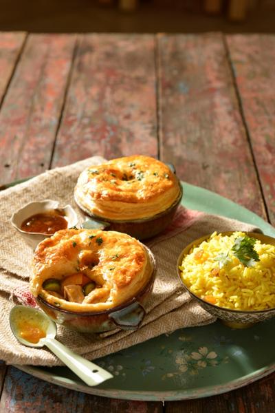 CAPE MALAY CHICKEN CURRY POT PIES