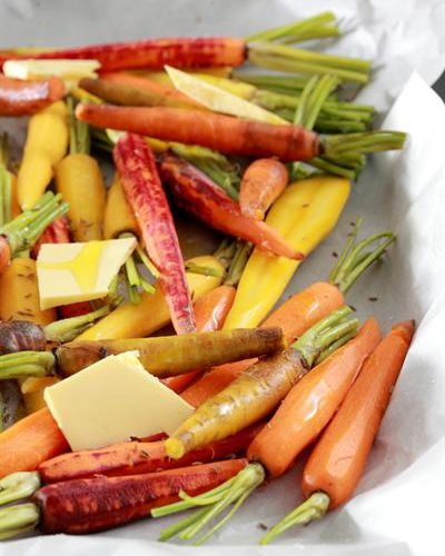 ROASTED CARROTS WITH CUMIN AND WHITE WINE