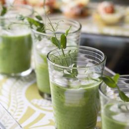 CHILLED PEA SOUP
