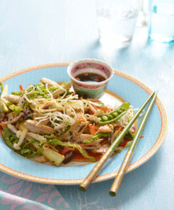 ASIAN CHICKEN AND NOODLE SALAD
