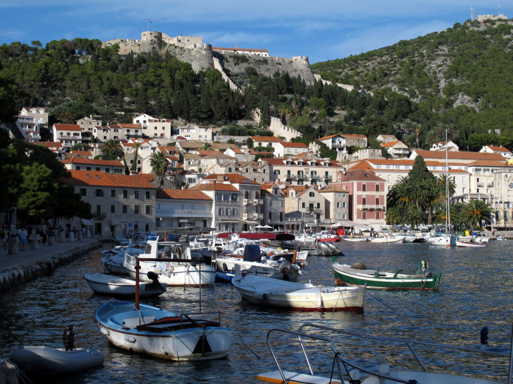 Hvar harbour - exploring croatia