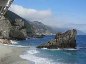 The magnificent seaside at Monterosso.