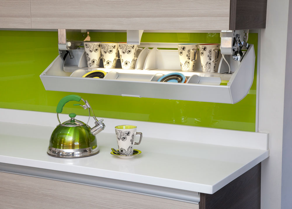 Clever tricks to maximise space in small kitchens - from above