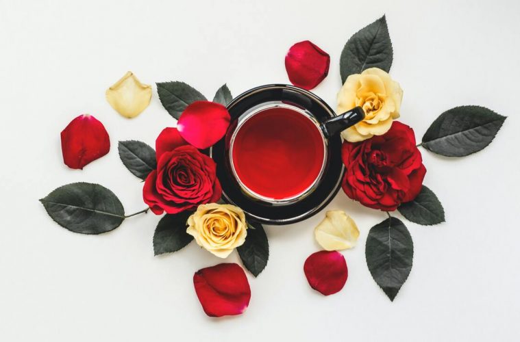 recipe rose petal tea