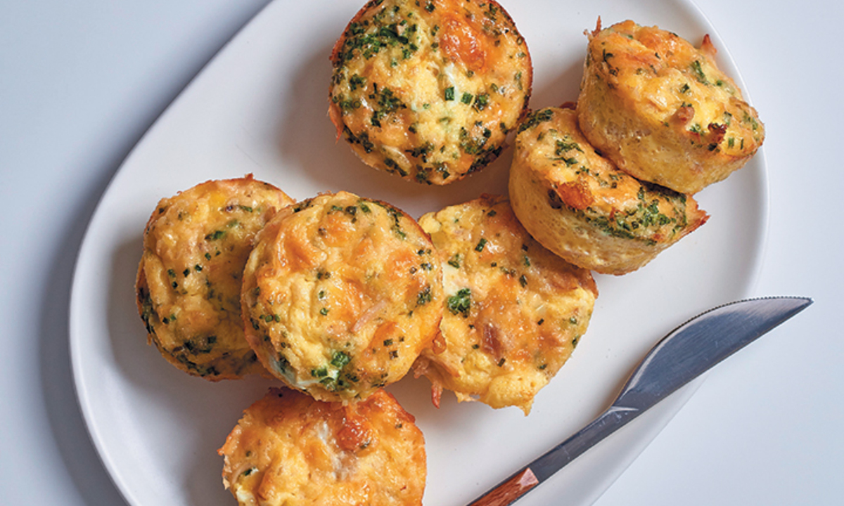 4 ingredient chicken, cheese & egg “muffins” | SA Garden and Home