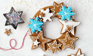 Christmas gingerbread cookies