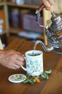 herbal tea homegrown herbs
