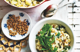 cauliflower and rocket risotto