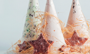 ice cream Christmas trees