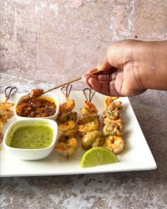 chicken prawn skewers recipe