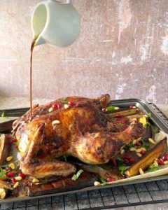 Fragrant roast chicken recipe