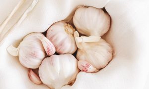 garlic bunches