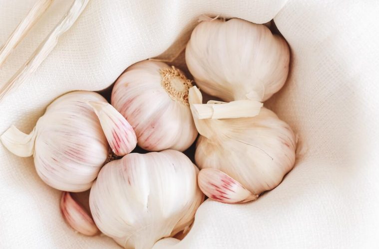 garlic bunches