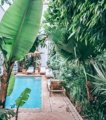 pool area tropical