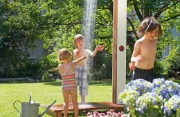 outdoor shower