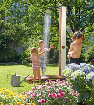 outdoor shower