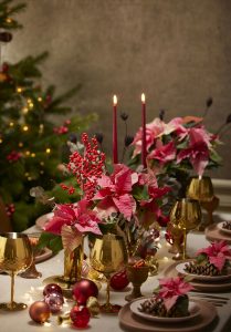 flower table setting