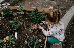 kids in the garden