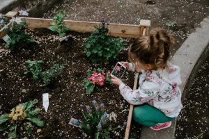 kids in the garden