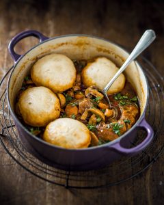 beef stew and dumplings