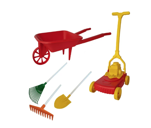 child-friendly garden tools set