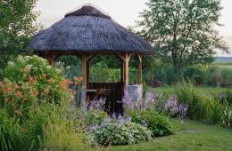 Maximalist outdoor garden