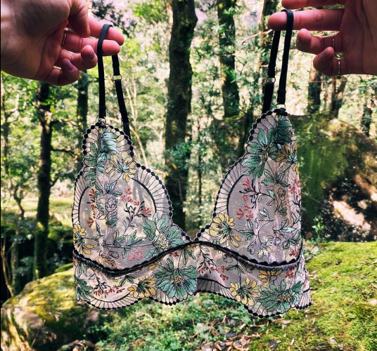 Nette Rose plants a tree in Madagascar for every bralette purchased