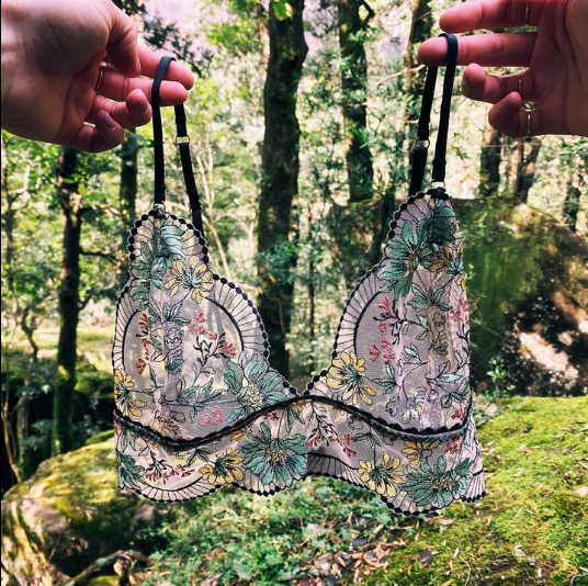 Nette Rose plants a tree in Madagascar for every bralette purchased