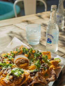 lentil chilli and nachos
