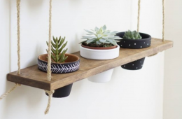 DIY plant hanger garden and home feature