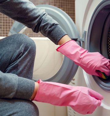 cleaning washing machine