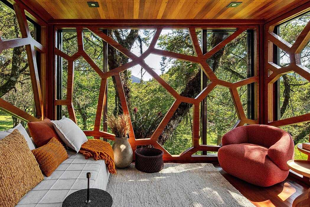Interior of a tree house