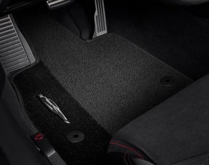 A picture of car carpets