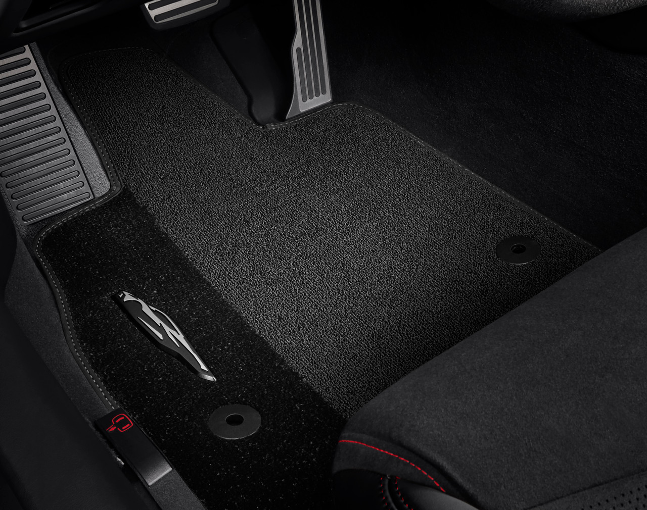 A picture of car carpets