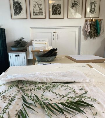 Cape Town artist uses plants from Table Mountain to produce fabric