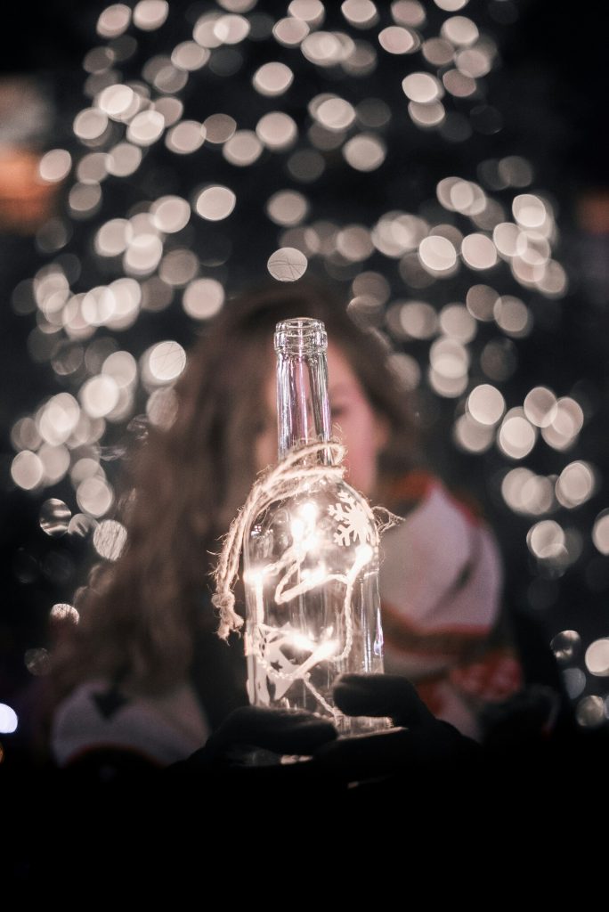 glass bottle lights