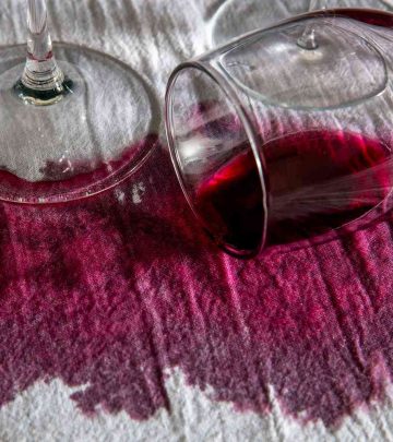 How to get rid of wine stains