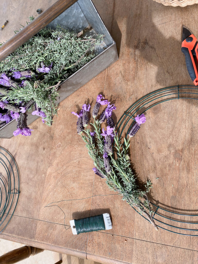 Lavender Wreath