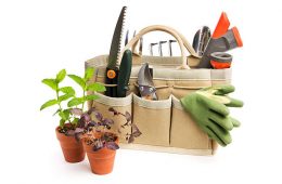 A gardening equipment tool bag