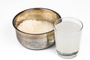 Water from rice rinse can be used as natural fertilizer