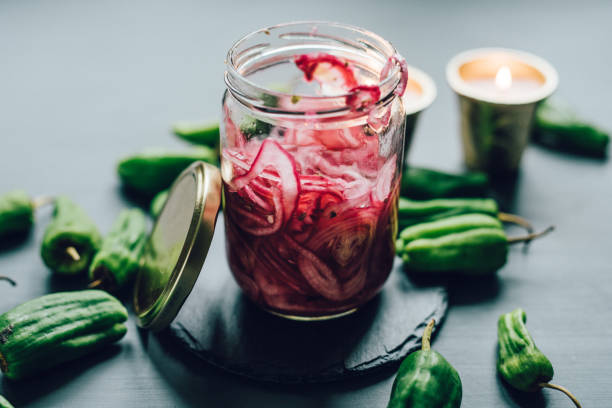 pickled red onion in JAR