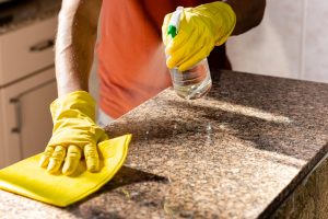 Cleaning granite counter tops