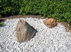 Landscape composition of stones and rubble.