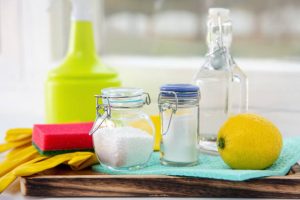 Natural organic eco friendly home cleaning tools