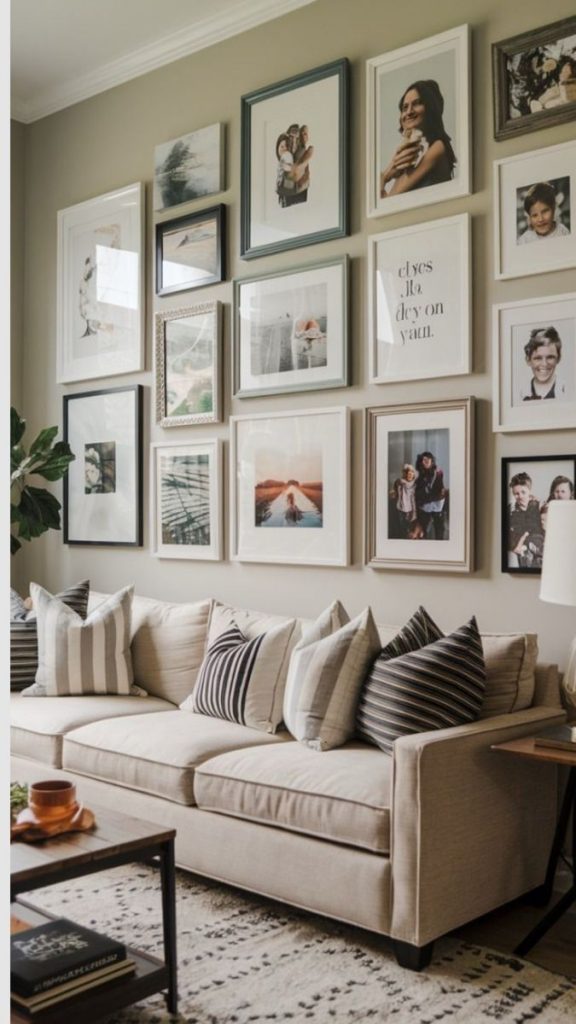 3 Ways to style your family portraits in your home